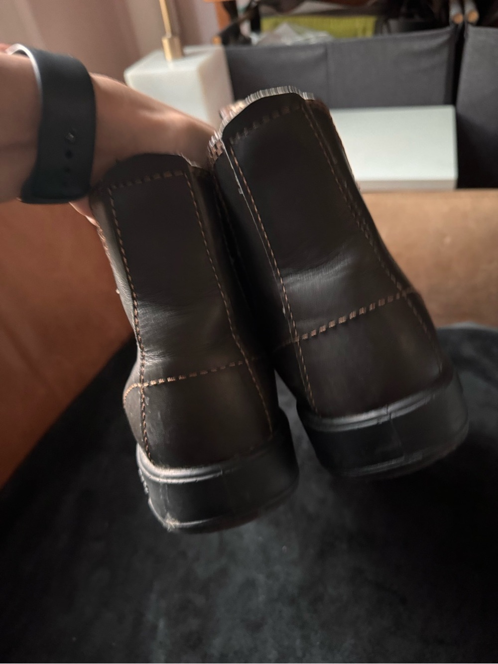 Blundstone Men's Brown leather Chelsea Work Boot 500 series - Picture 5 of 16